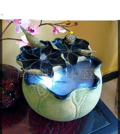 匠心品質(zhì) 小額批發(fā)樹(shù)脂噴泉流水工藝品，打造中式裝飾新境界