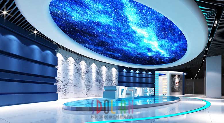 山東歐聯(lián)展覽展示設(shè)計(jì)效果圖 數(shù)字創(chuàng)意產(chǎn)品展覽展示服務(wù)的藝術(shù)與科技融合